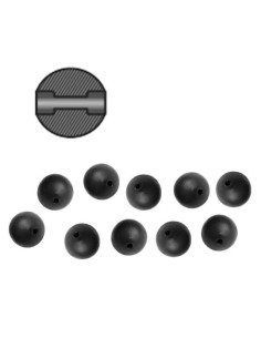 Topes de Silicone 6mm Quo Preto